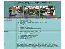Tablet Screenshot of carmelvalleyretreat.com